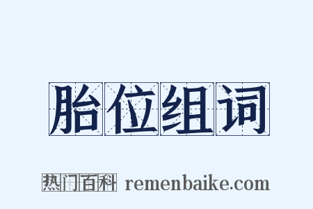 胎位组词是什么意思的图片